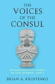 The cover of Krostenko's book, includes a bust of Cicero